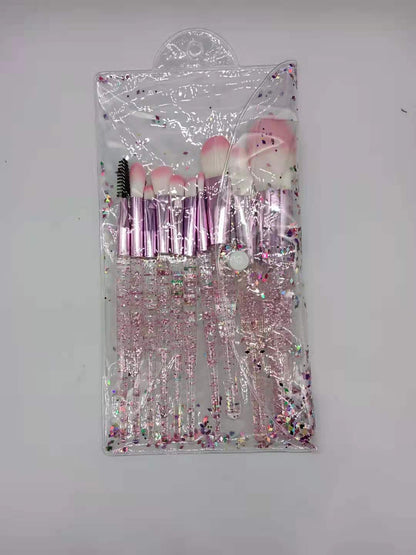 10-Piece Makeup Brush Set for Beauty and Blending