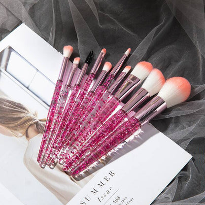 10-Piece Makeup Brush Set for Beauty and Blending